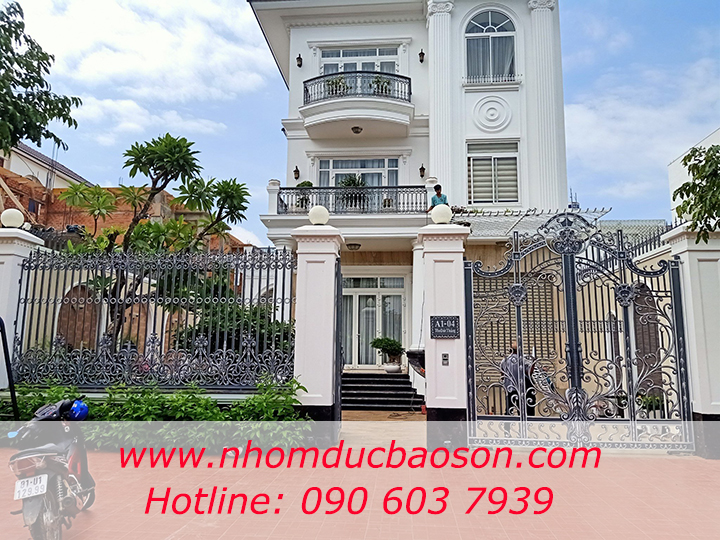 Dự án công trình cổng nhôm đúc tại Bình Thuận